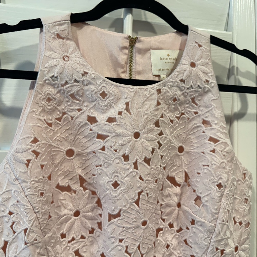 Kate Spade Pink Lace Floral Dress